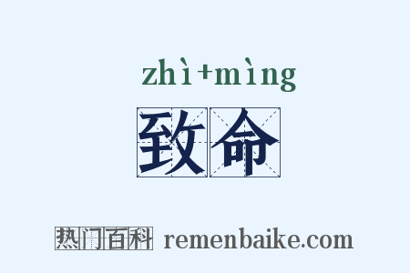 致命是什么意思的图片